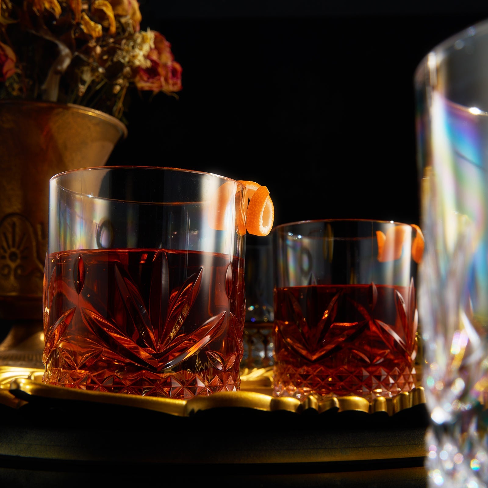 TEEK - Onix Acrylic Crystal Lowball Set of 4 HOME DECOR TEEK KS