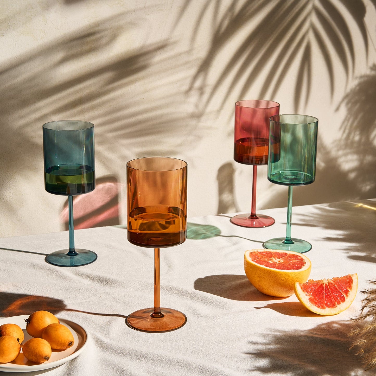 TEEK - Eze Acrylic Stemmed Wine Glassware Set HOME DECOR TEEK KS