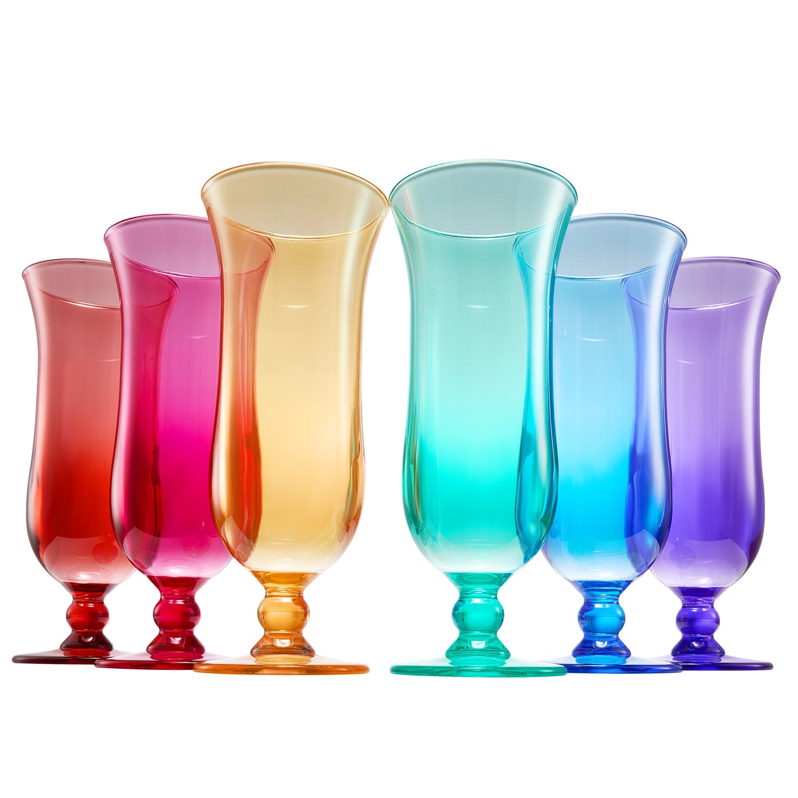 TEEK - Madrid Acrylic Hurricane Cocktail Glassware Set HOME DECOR TEEK KS