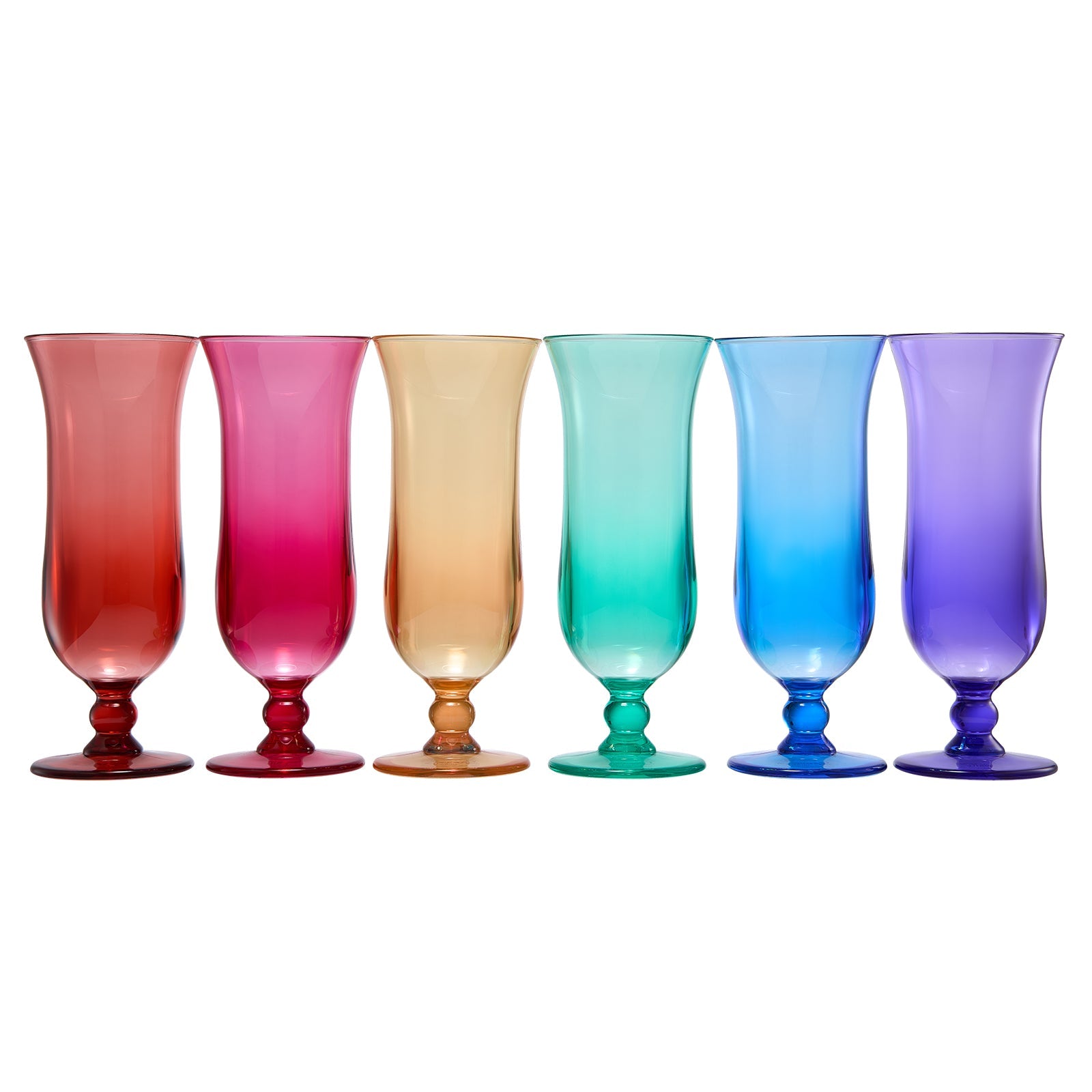 TEEK - Madrid Acrylic Hurricane Cocktail Glassware Set HOME DECOR TEEK KS