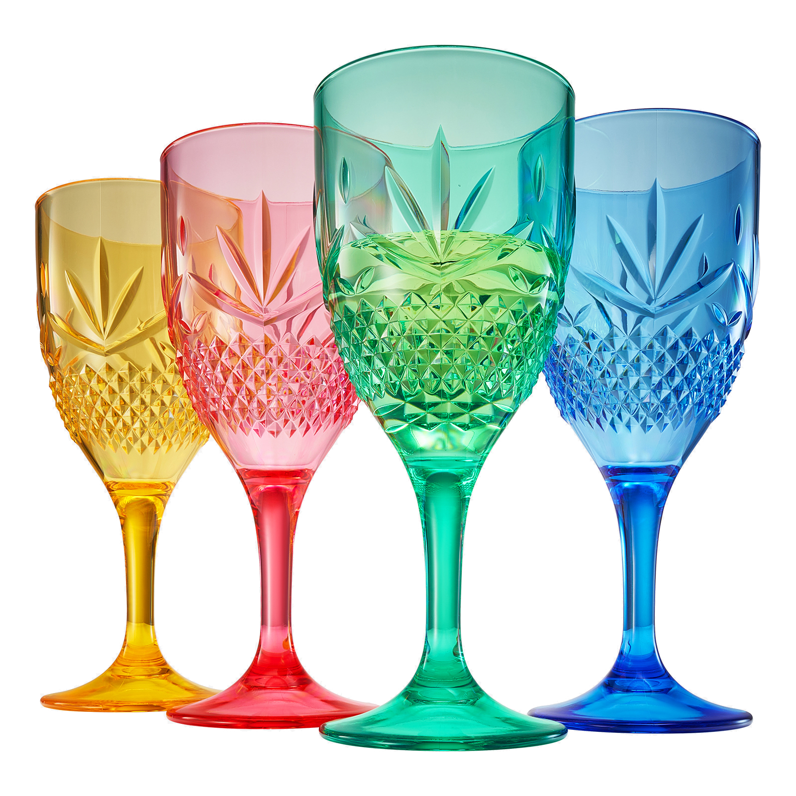 TEEK - Onix Acrylic Crystal, Stemmed Wine Glassware Set HOME DECOR TEEK KS