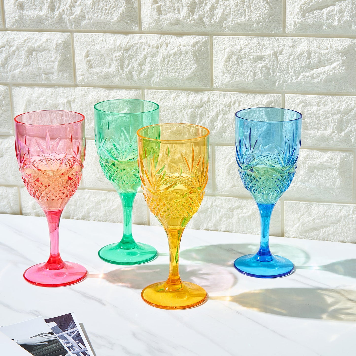 TEEK - Onix Acrylic Crystal, Stemmed Wine Glassware Set HOME DECOR TEEK KS