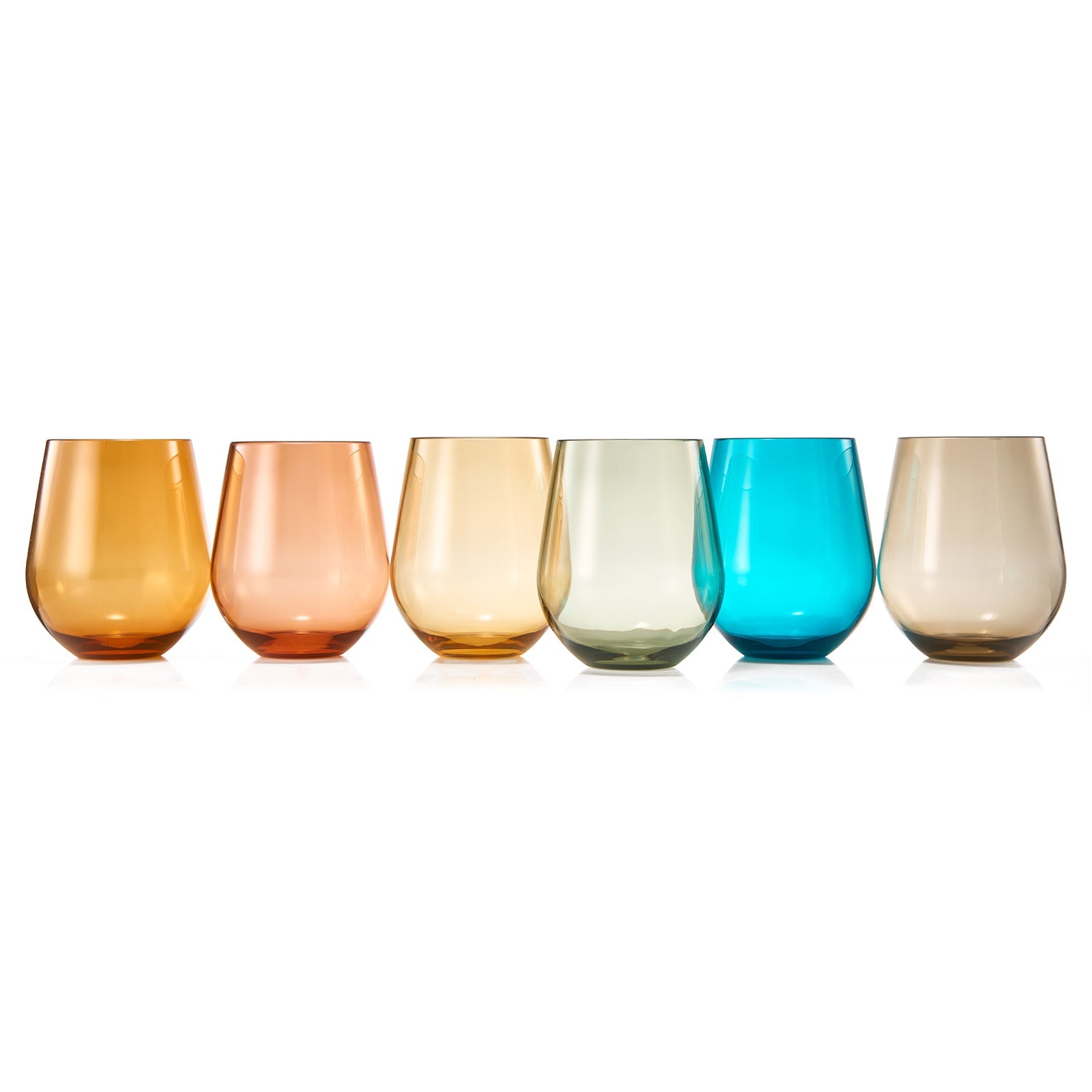 TEEK - Eze Acrylic Stemless Wine Glassware Set HOME DECOR TEEK KS