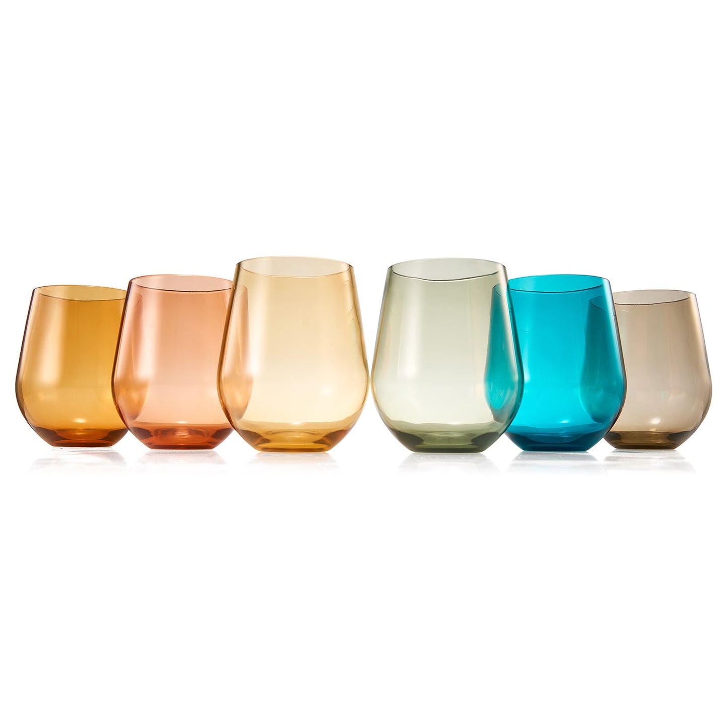 TEEK - Eze Acrylic Stemless Wine Glassware Set HOME DECOR TEEK KS