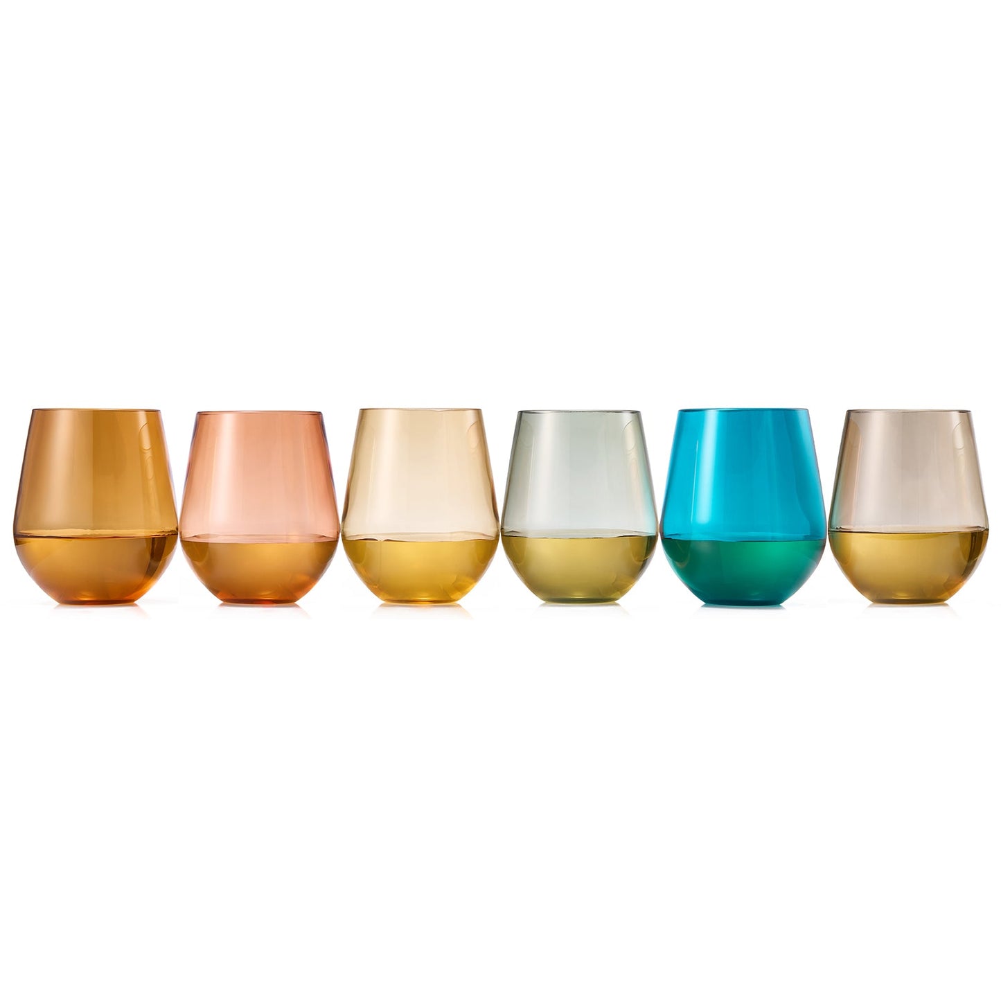 TEEK - Eze Acrylic Stemless Wine Glassware Set HOME DECOR TEEK KS