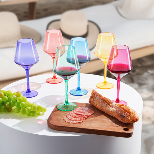 TEEK - Madrid Acrylic Stemmed Wine Glassware Set HOME DECOR TEEK KS