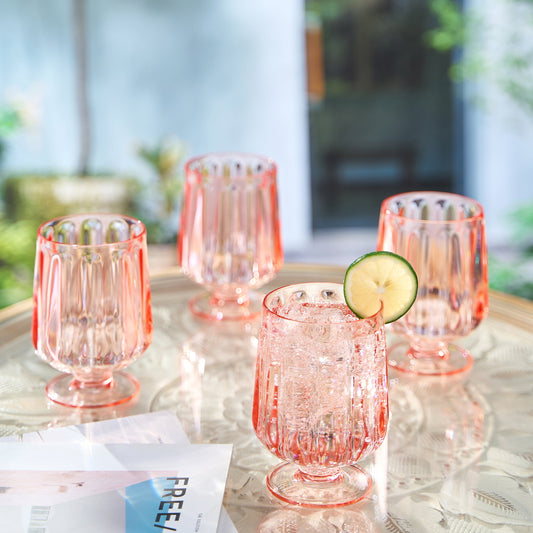 TEEK - Madrid Acrylic Stemmed Wine Goblet Glassware Set HOME DECOR TEEK KS