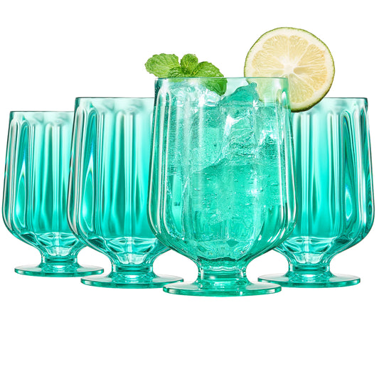 TEEK - Madrid Acrylic Stemmed Wine Goblet Glassware Set HOME DECOR TEEK KS