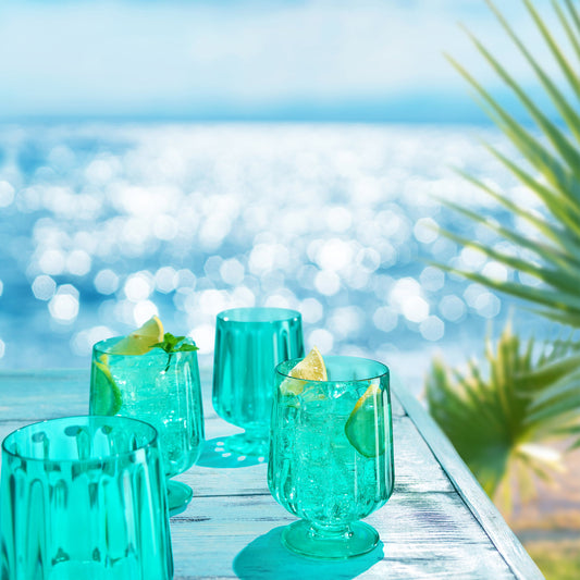 TEEK - Madrid Acrylic Stemmed Wine Goblet Glassware Set HOME DECOR TEEK KS