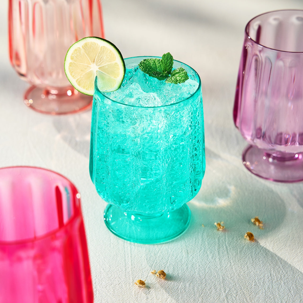 TEEK - Madrid Acrylic Stemmed Wine Goblet Glassware Set HOME DECOR TEEK KS