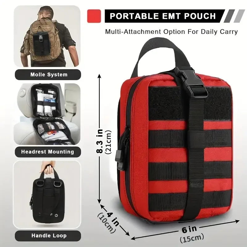 TEEK - Portable Tactical First Aid Kits Medical Bag BAG theteekdotcom
