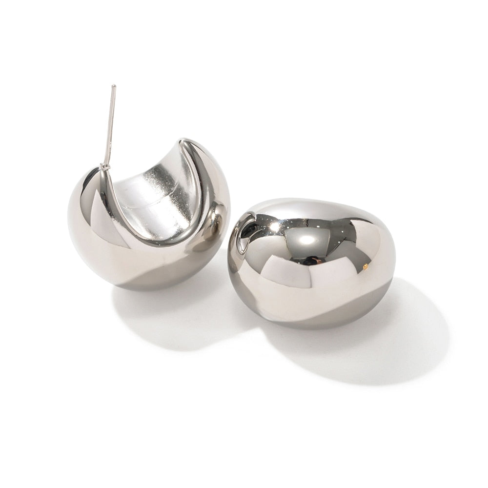 TEEK - Variety of Stainless Steel Drop n Cuff Earrings JEWELRY theteekdotcom JDE2303011-S  