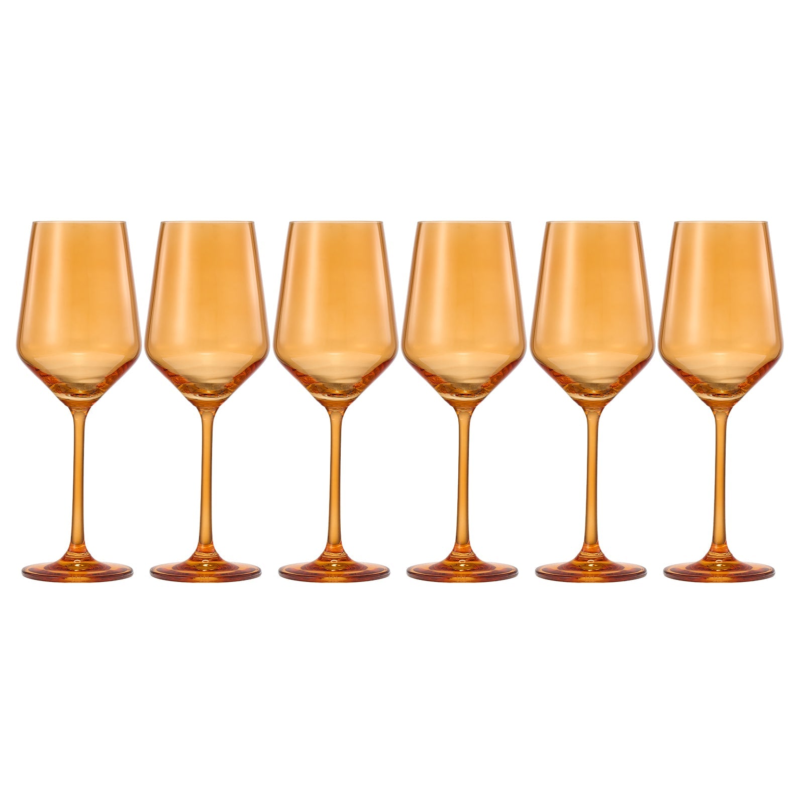TEEK - Rhea Stemmed Wine Glassware Set | Amber HOME DECOR TEEK KS