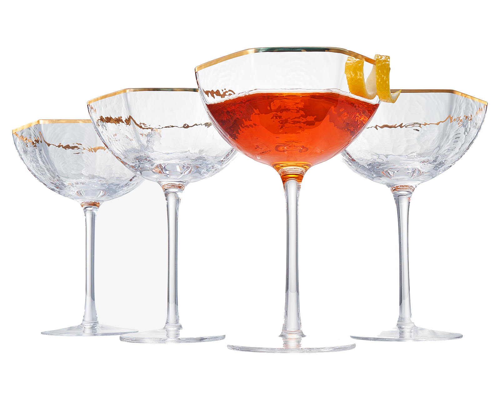 TEEK - Architecture Champagne Coupe Cocktail Glassware Set HOME DECOR TEEK KS