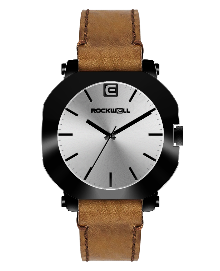 TEEK - Apex Black/Silver Watch WATCH TEEK RT Tan Leather