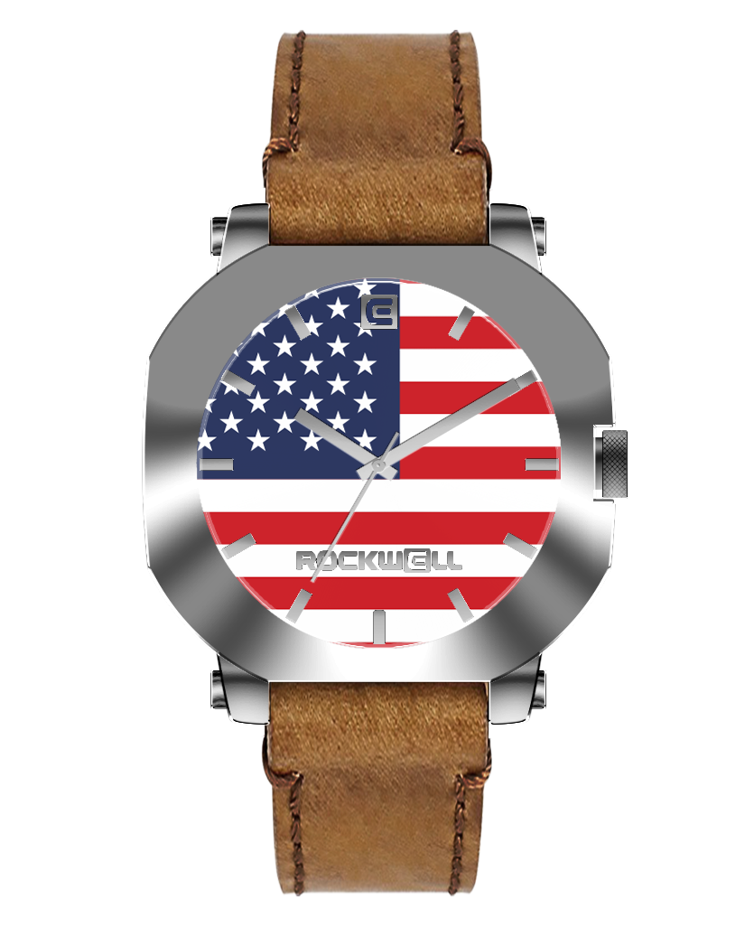 TEEK - Apex Freedom Edition Silver Watch WATCH TEEK RT Tan Leather
