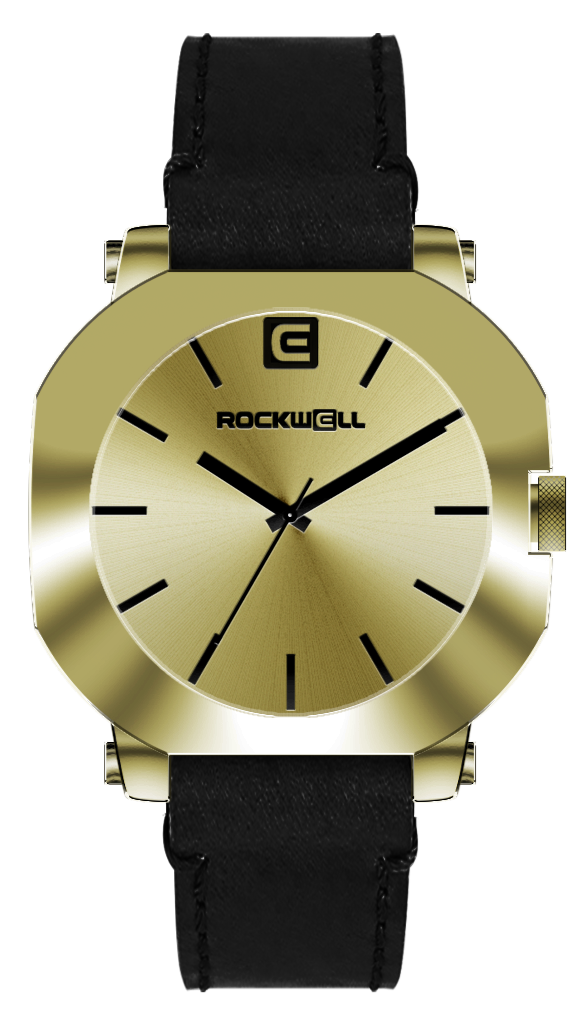 TEEK - Apex Gold/Black Watch WATCH TEEK RT Black Leather