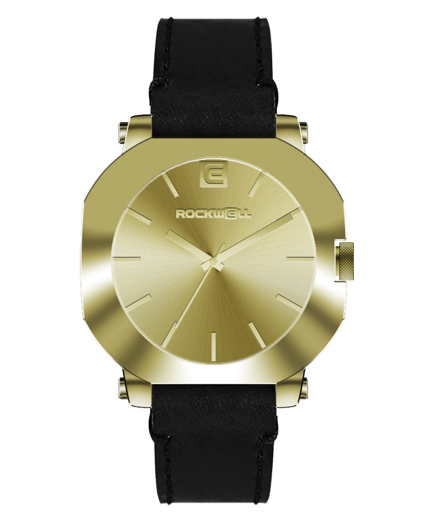 TEEK - Apex Gold Watch WATCH TEEK RT Black Leather