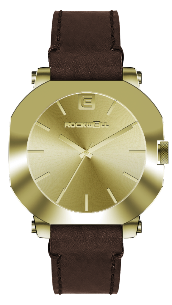 TEEK - Apex Gold Watch WATCH TEEK RT Chocolate Leather