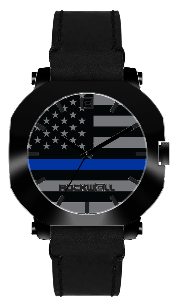 TEEK - Apex Police Edition Black Watch WATCH TEEK RT Black Leather