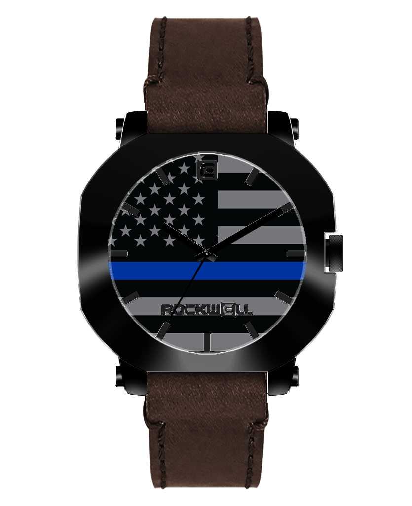 TEEK - Apex Police Edition Black Watch WATCH TEEK RT Chocolate Leather