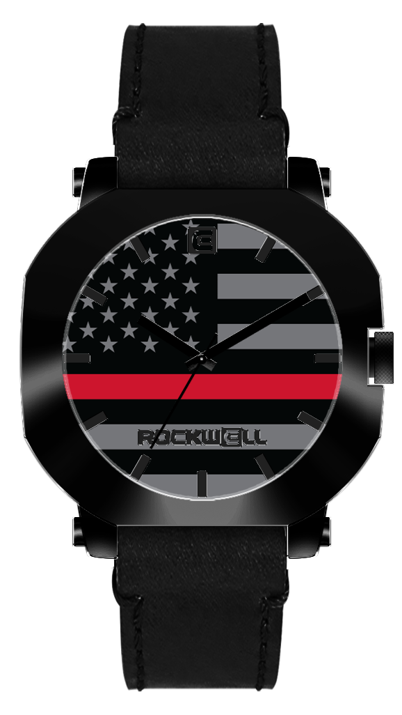 TEEK - Apex Firefighter Edition Black Watch WATCH TEEK RT Black Leather