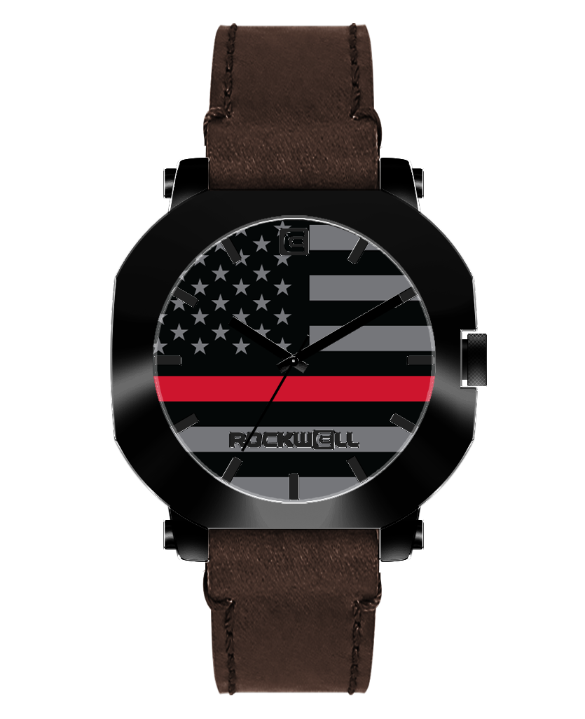 TEEK - Apex Firefighter Edition Black Watch WATCH TEEK RT Chocolate Leather