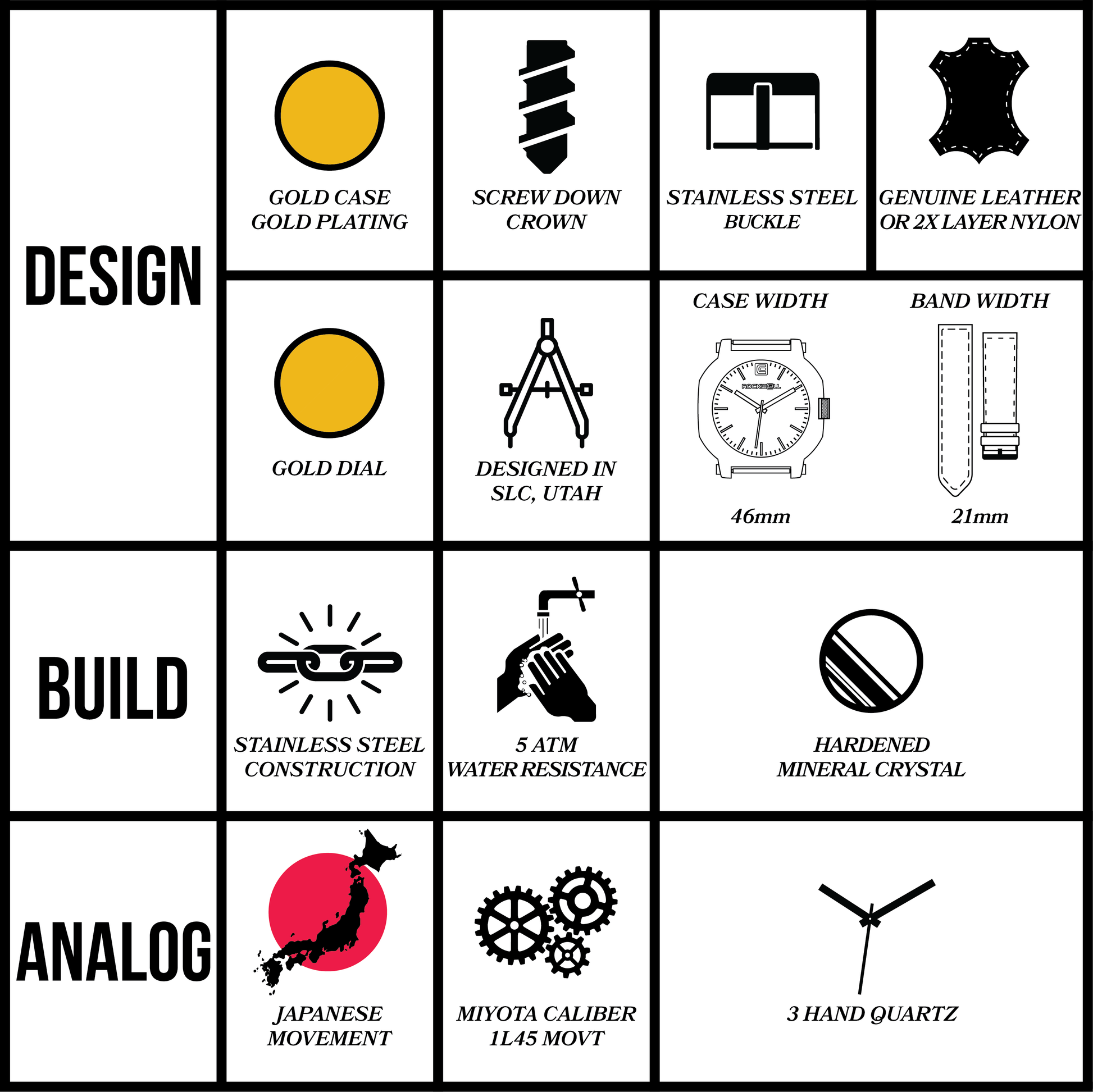 TEEK - Apex Gold Watch WATCH TEEK RT