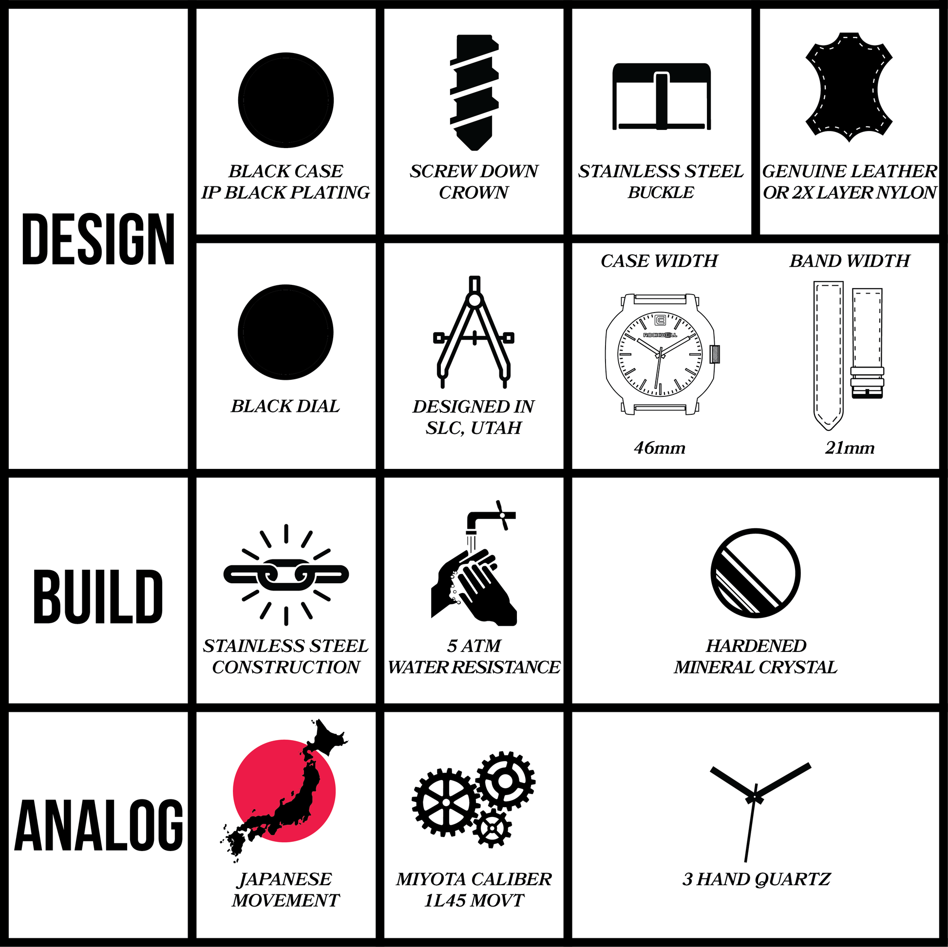 TEEK - Apex Phantom Black Watch WATCH TEEK RT