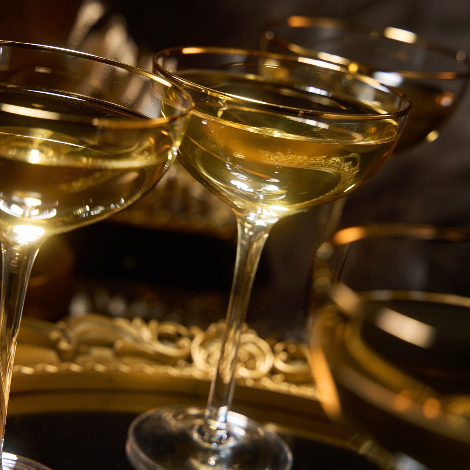 TEEK - Palazzo Champagne Coupe Cocktail Glassware Set HOME DECOR TEEK KS