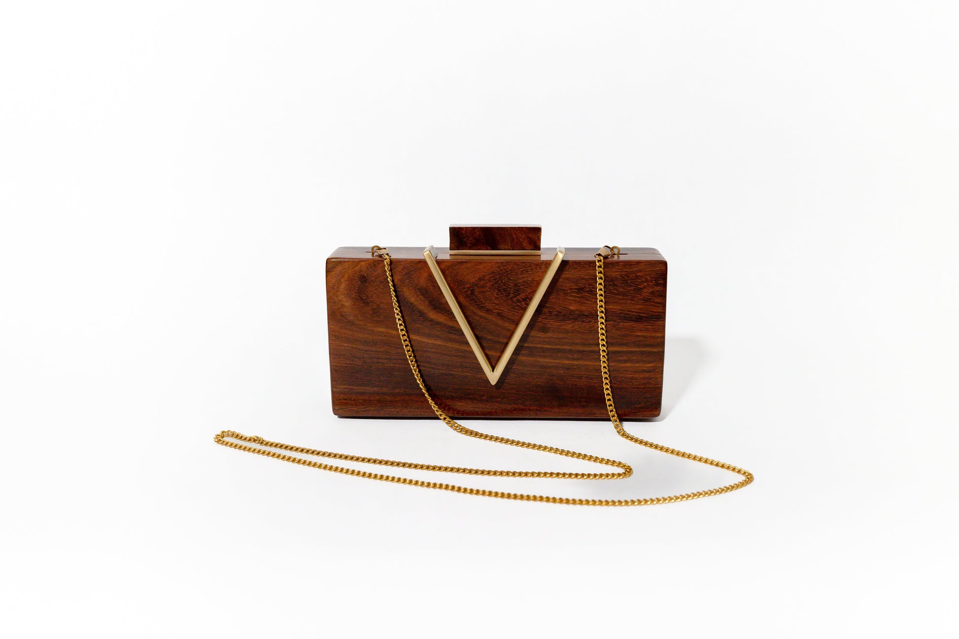 TEEK - Classic V Wooden Clutch TEEK AL