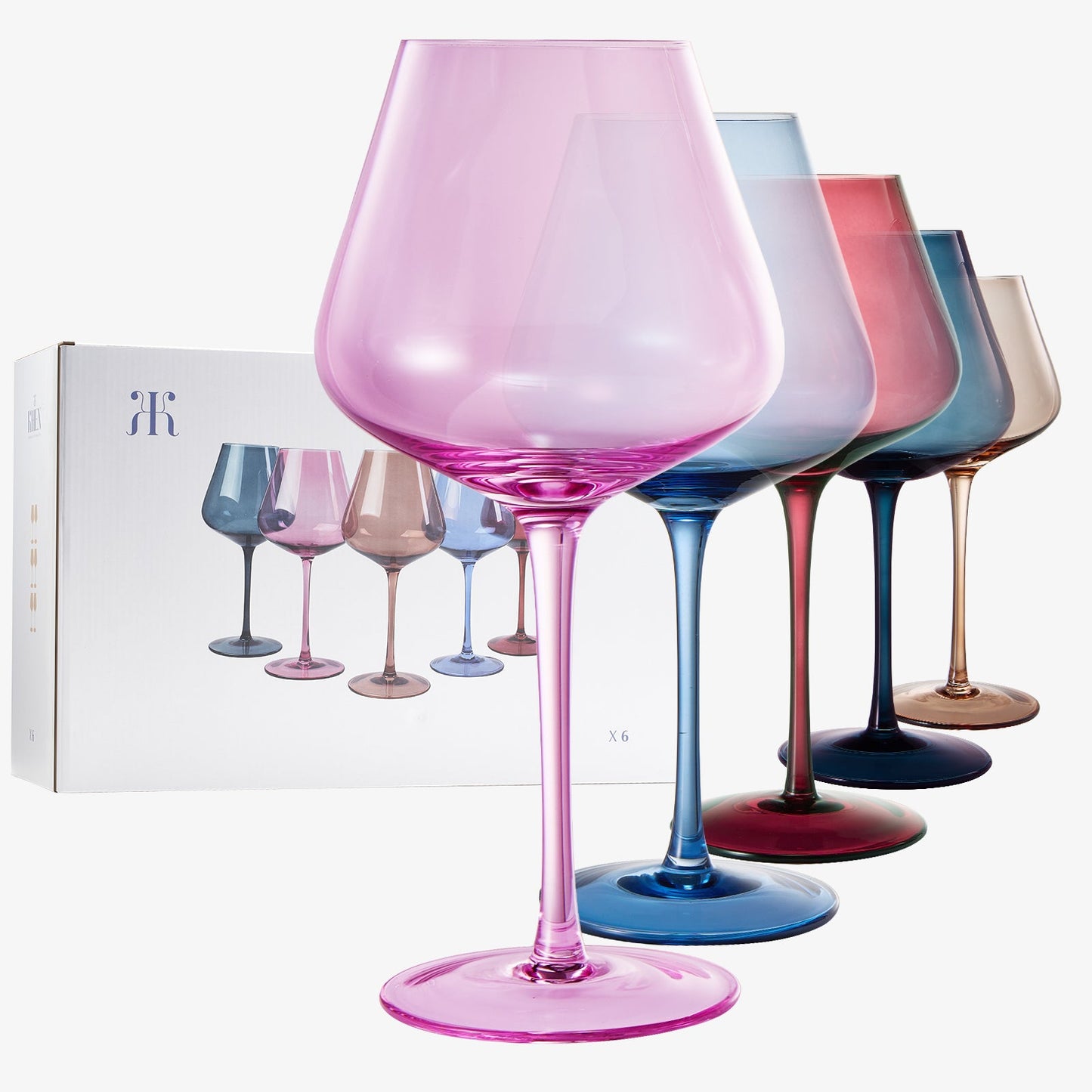 TEEK - Love Stemmed Wine Glassware Set HOME DECOR TEEK KS Flower Blooms