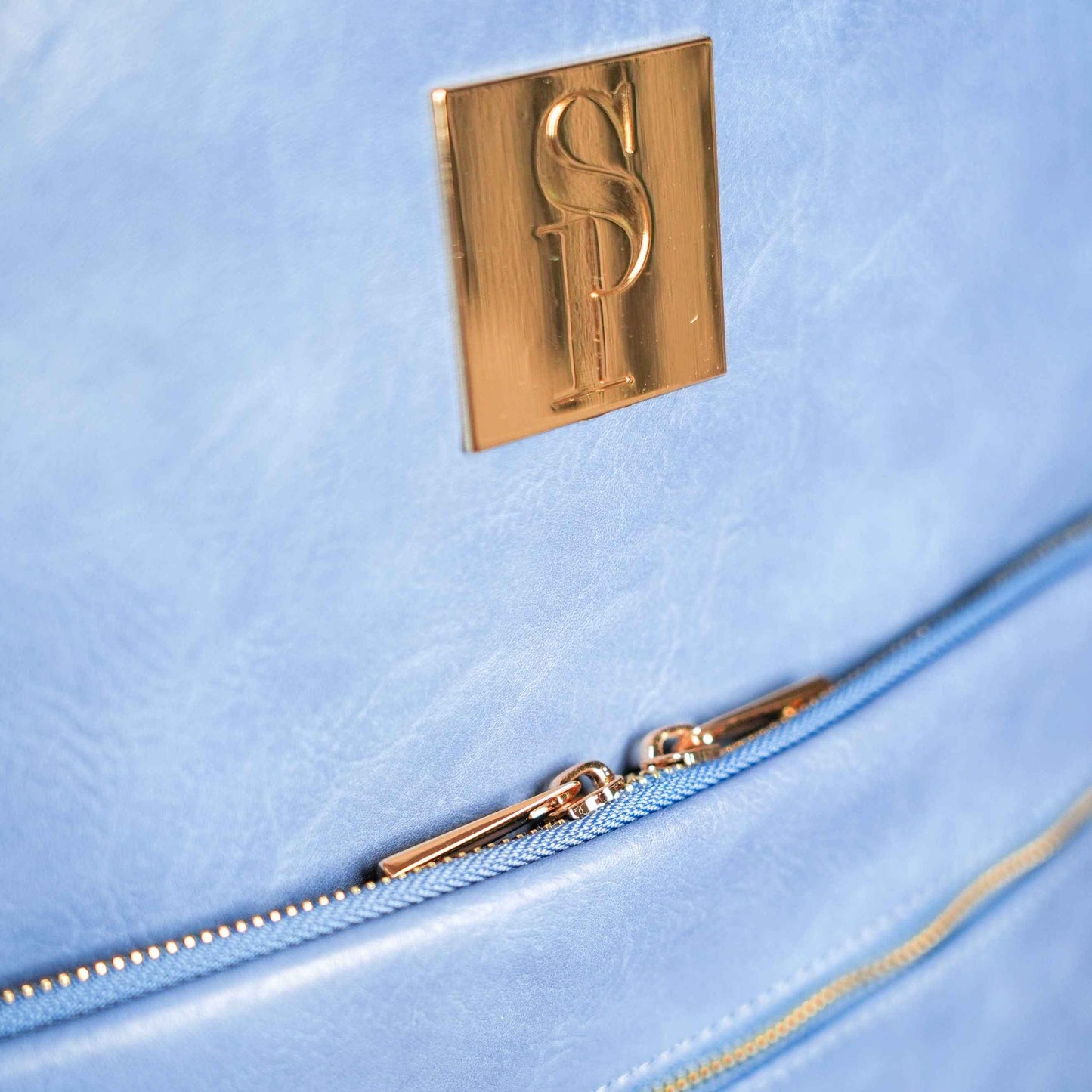 TEEK - Baby Blue Leather Commuter Bag BAG TEEK SP