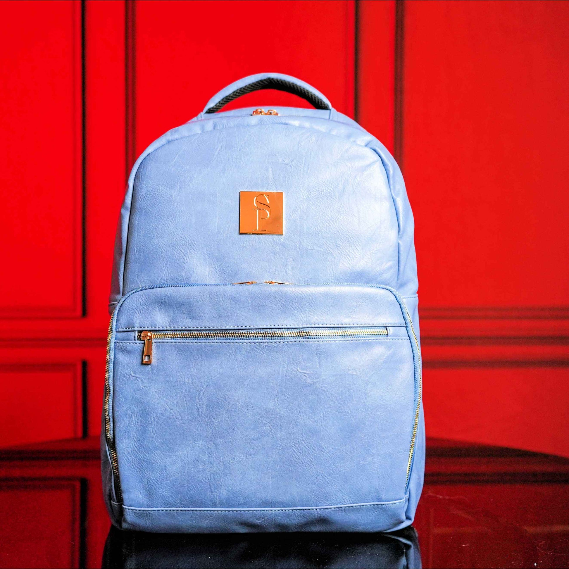 TEEK - Baby Blue Leather Commuter Bag BAG TEEK SP
