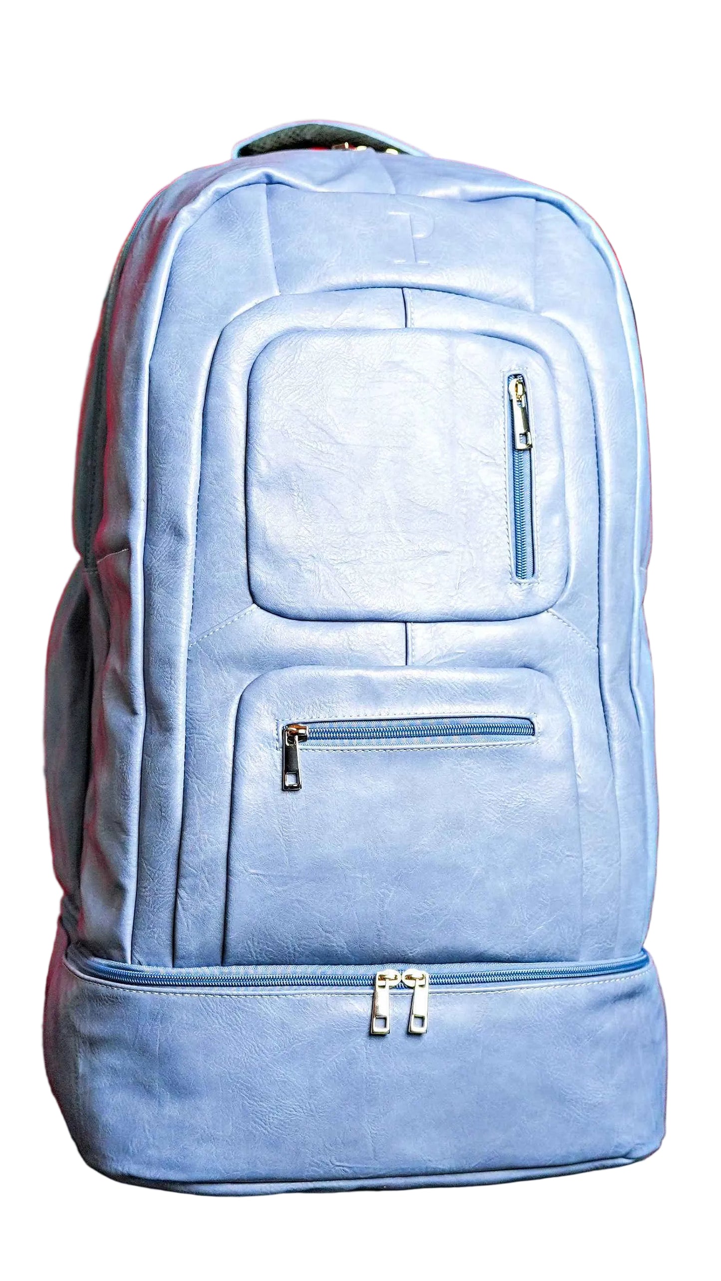 TEEK - Baby Blue Leather Patented Carry-On Backpack (Only 300 Made) BAG TEEK SP
