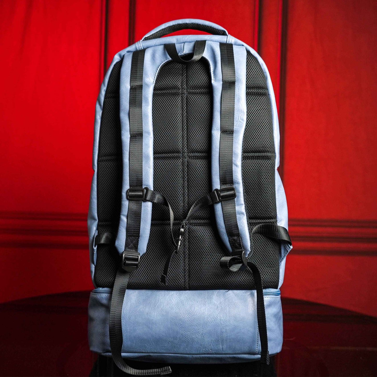 TEEK - Baby Blue Leather Patented Carry-On Backpack (Only 300 Made) BAG TEEK SP