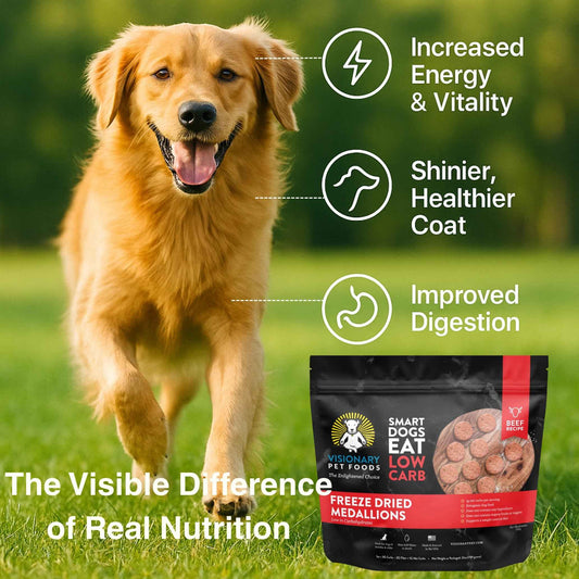 TEEK - Freeze-Dried Beef Dog Food – High-Protein, Grain-Free Keto Recipe | 25oz Bag PET SUPPLIES TEEK VPF