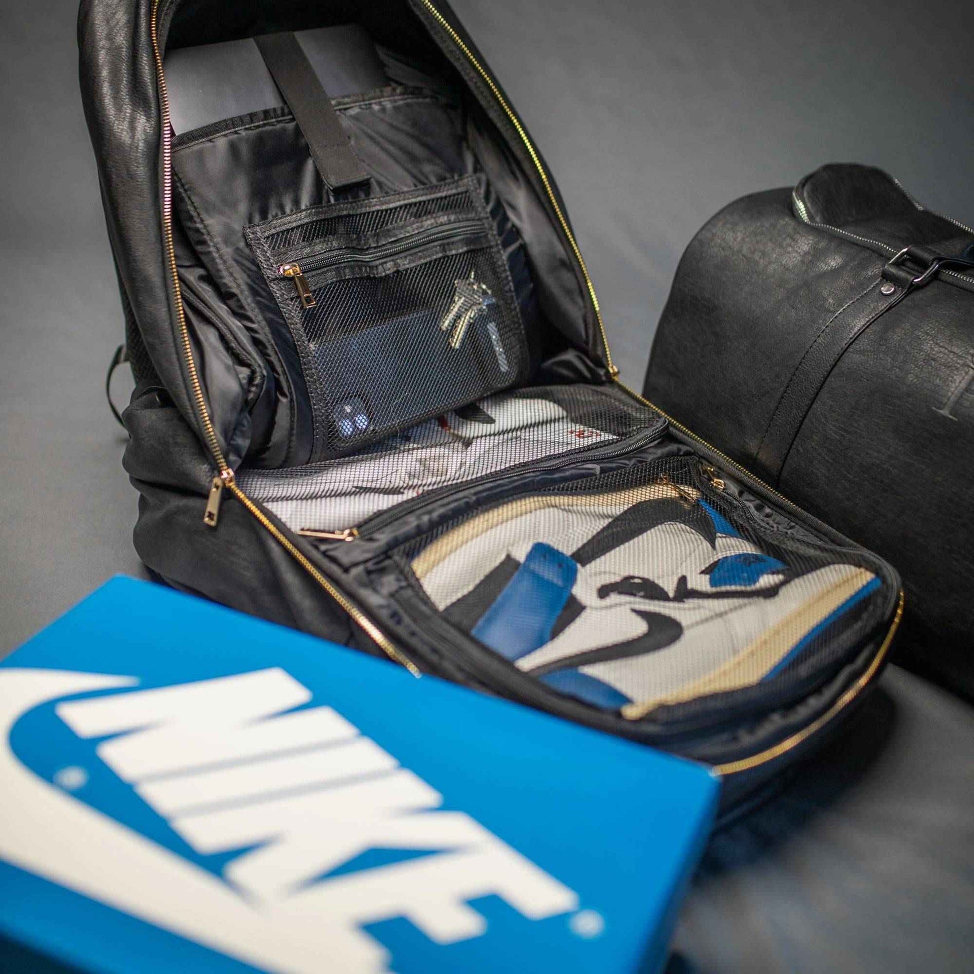 TEEK - Black Leather Daily Commuter Bag XL BAG TEEK SP