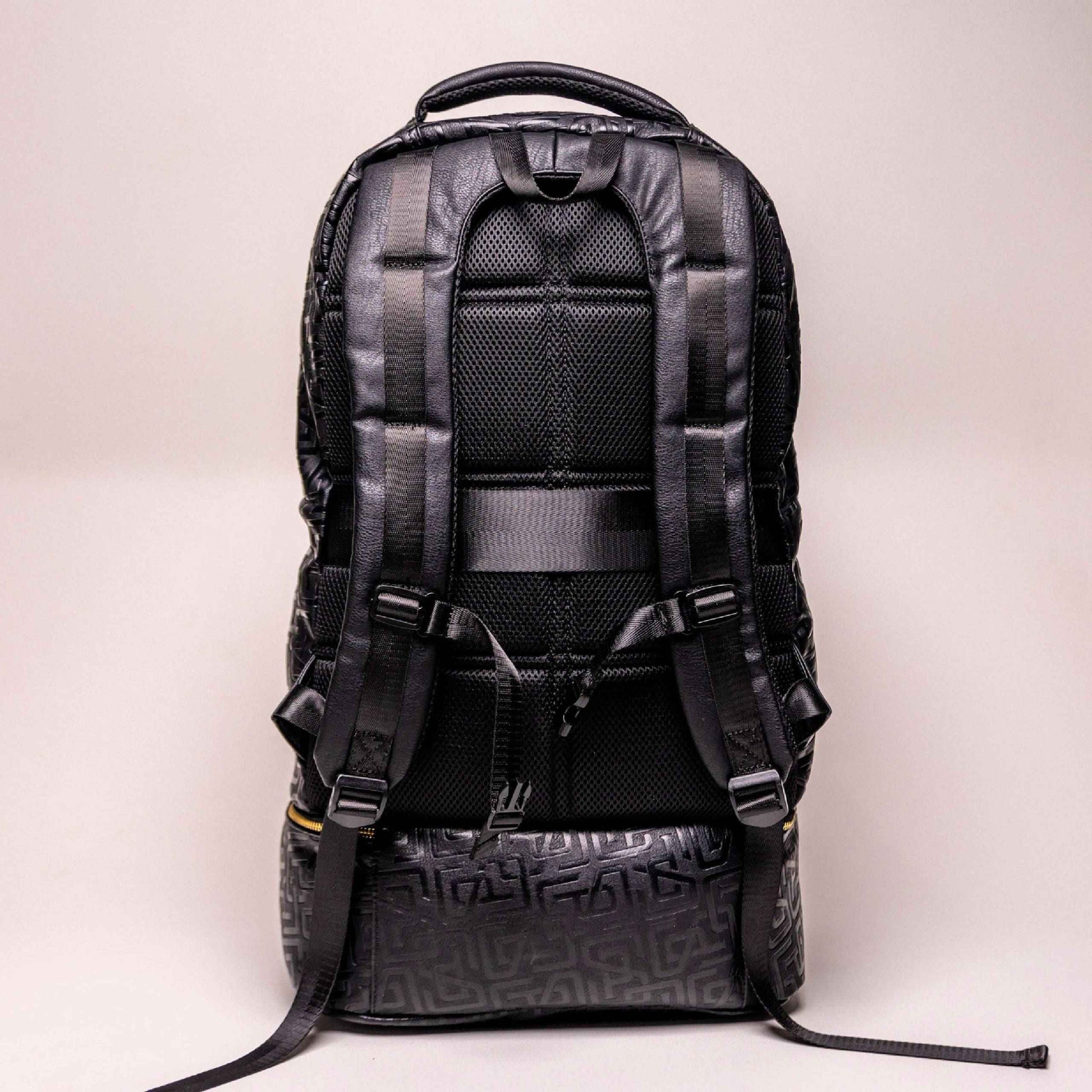 TEEK - Black Monogram Leather Patented Carry-On Backpack (Only 150 Made) BAG TEEK SP