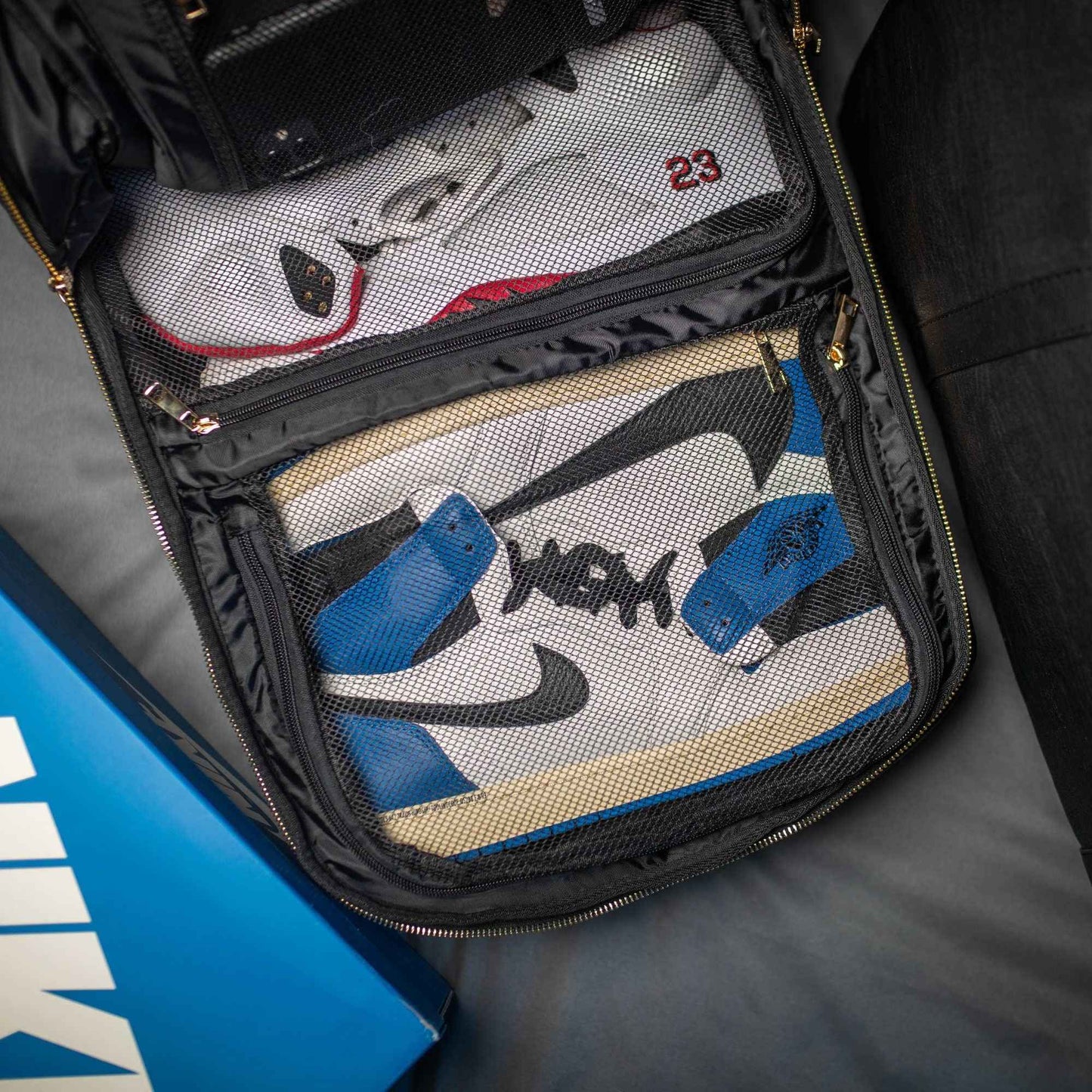 TEEK - Black Leather Commuter Backpack Bag BAG TEEK SP