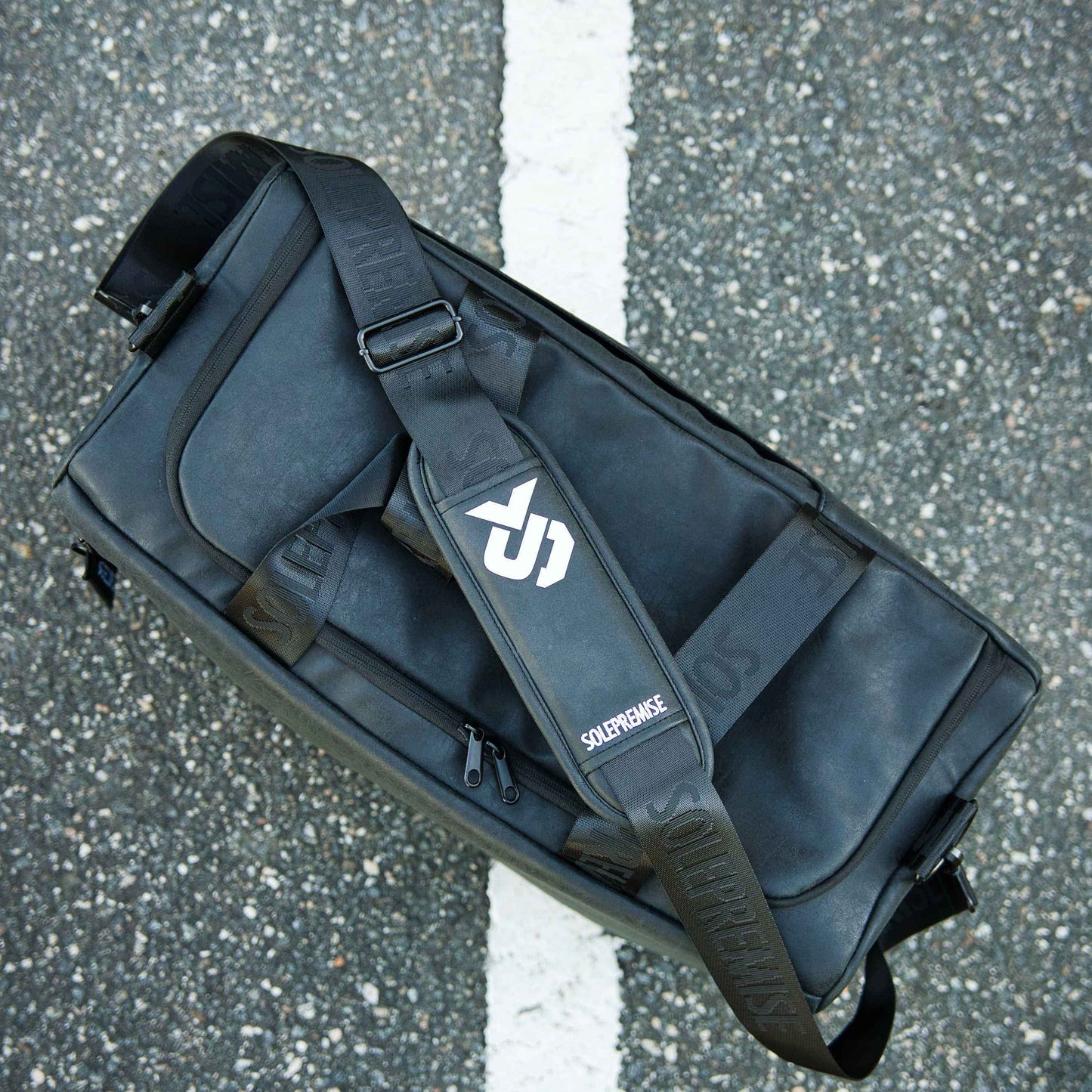 TEEK - Black Leather Sneaker Duffle BAG TEEK SP