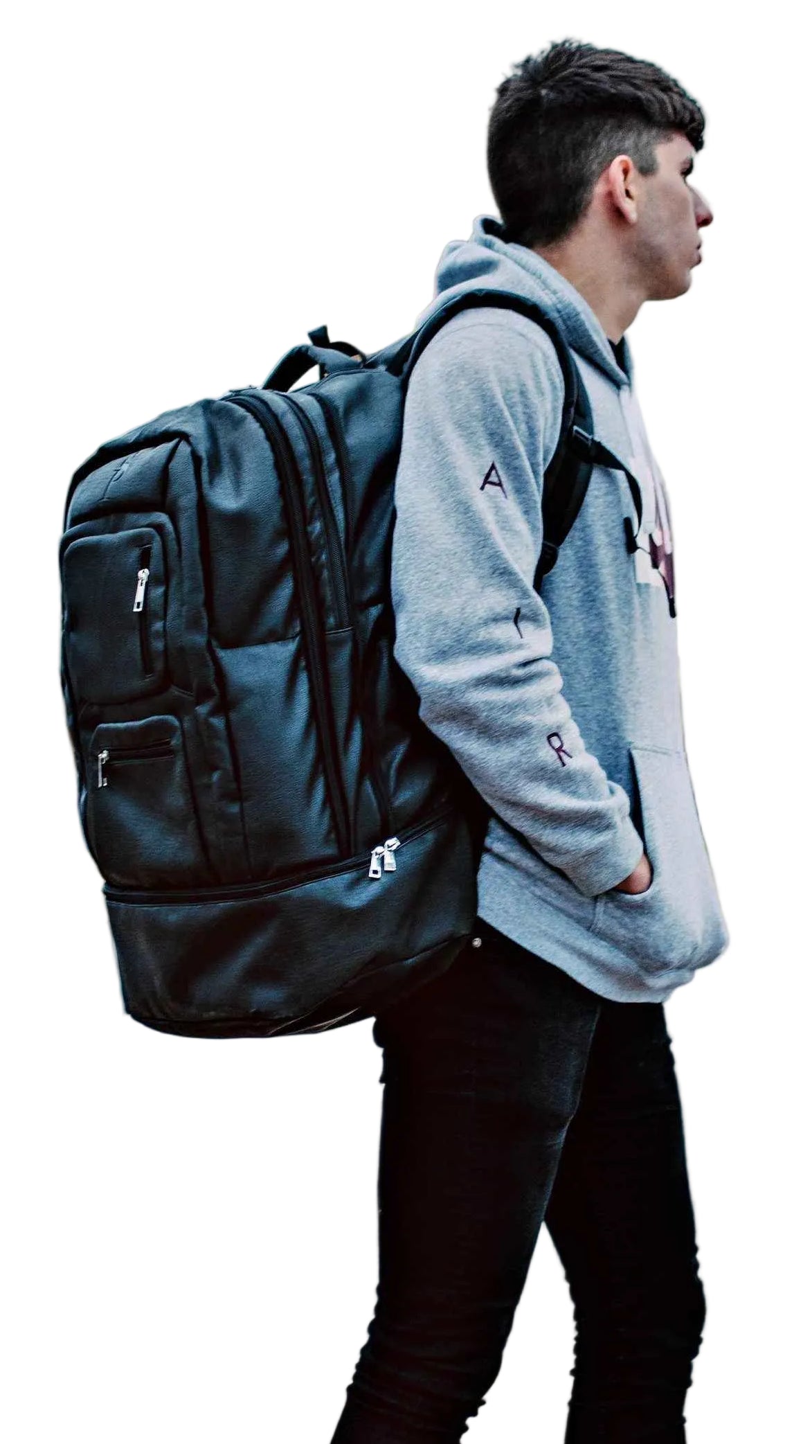 TEEK - Black Leather Patented Carry On Backpack (Only 300 Made) BAG TEEK SP