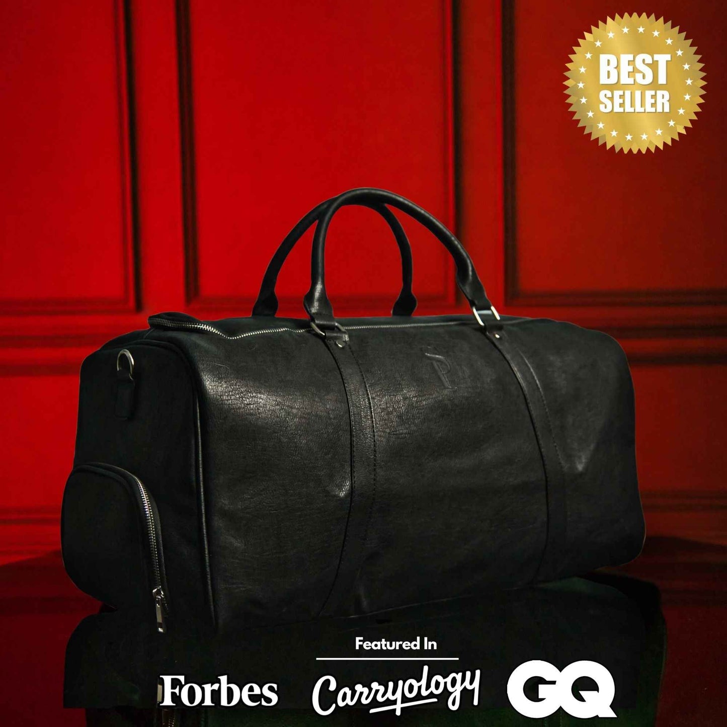 TEEK - Black Leather XL Signature Bag Set (XL Signature Backpack and Duffle Bag) BAG TEEK SP