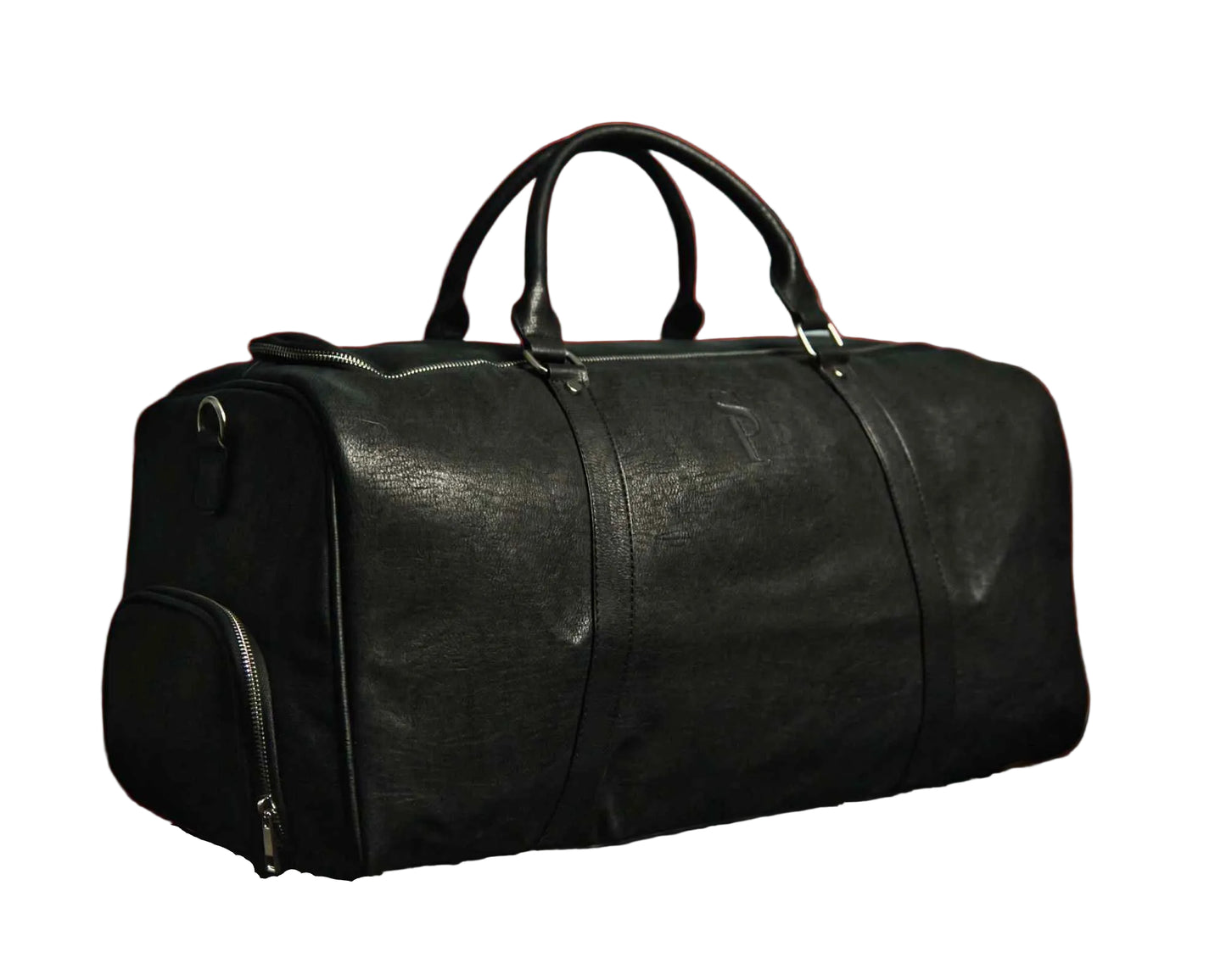 TEEK - Black Leather Duffle Bag BAG TEEK SP