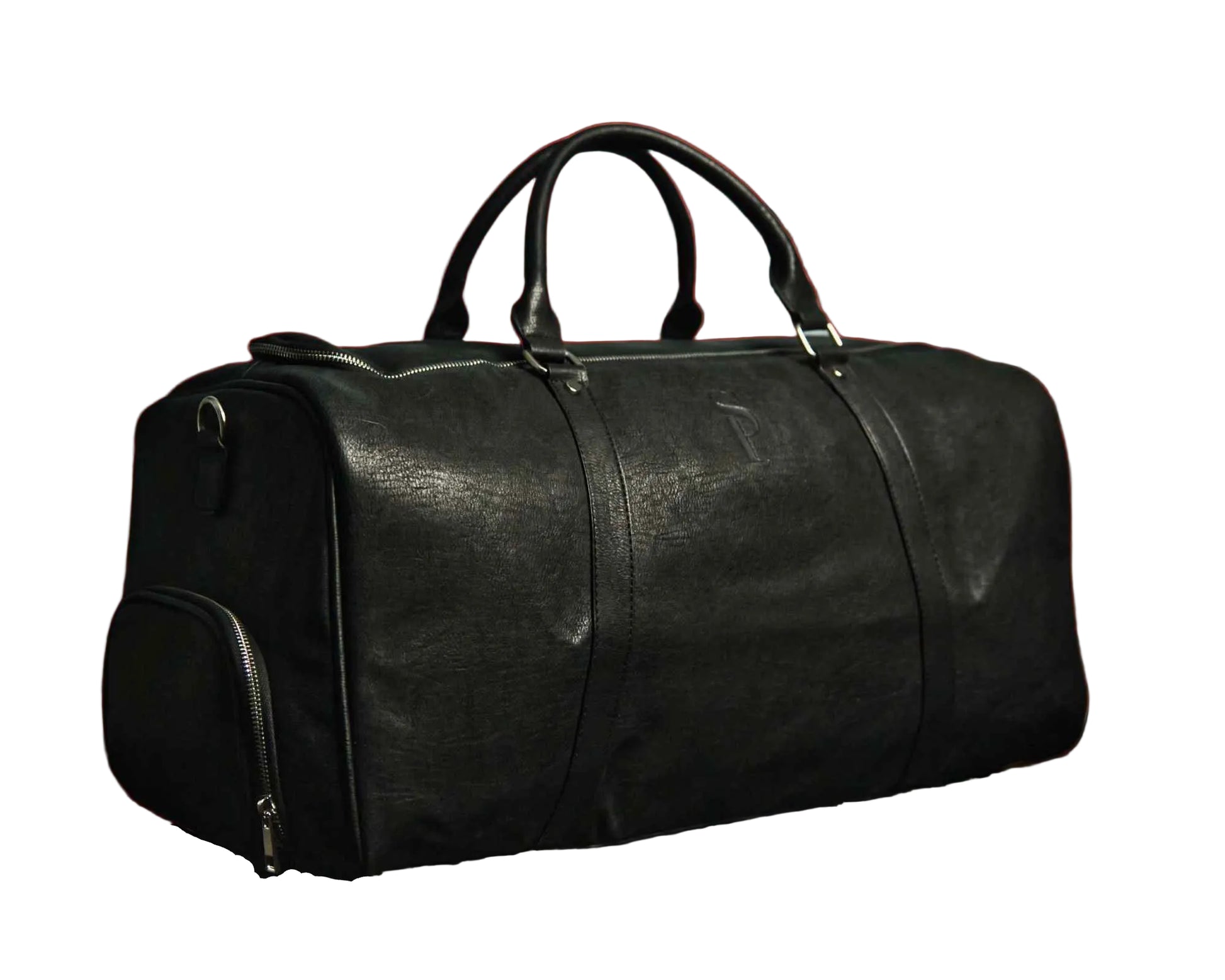 TEEK - Black Leather Duffle Bag BAG TEEK SP