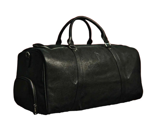 Black Leather Duffle Bag Duffle Bag Sole Premise