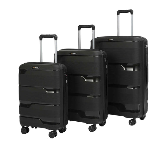 TEEK - Black Hardcase Roller Luggage Set (28', 24' and 20') BAG TEEK SP