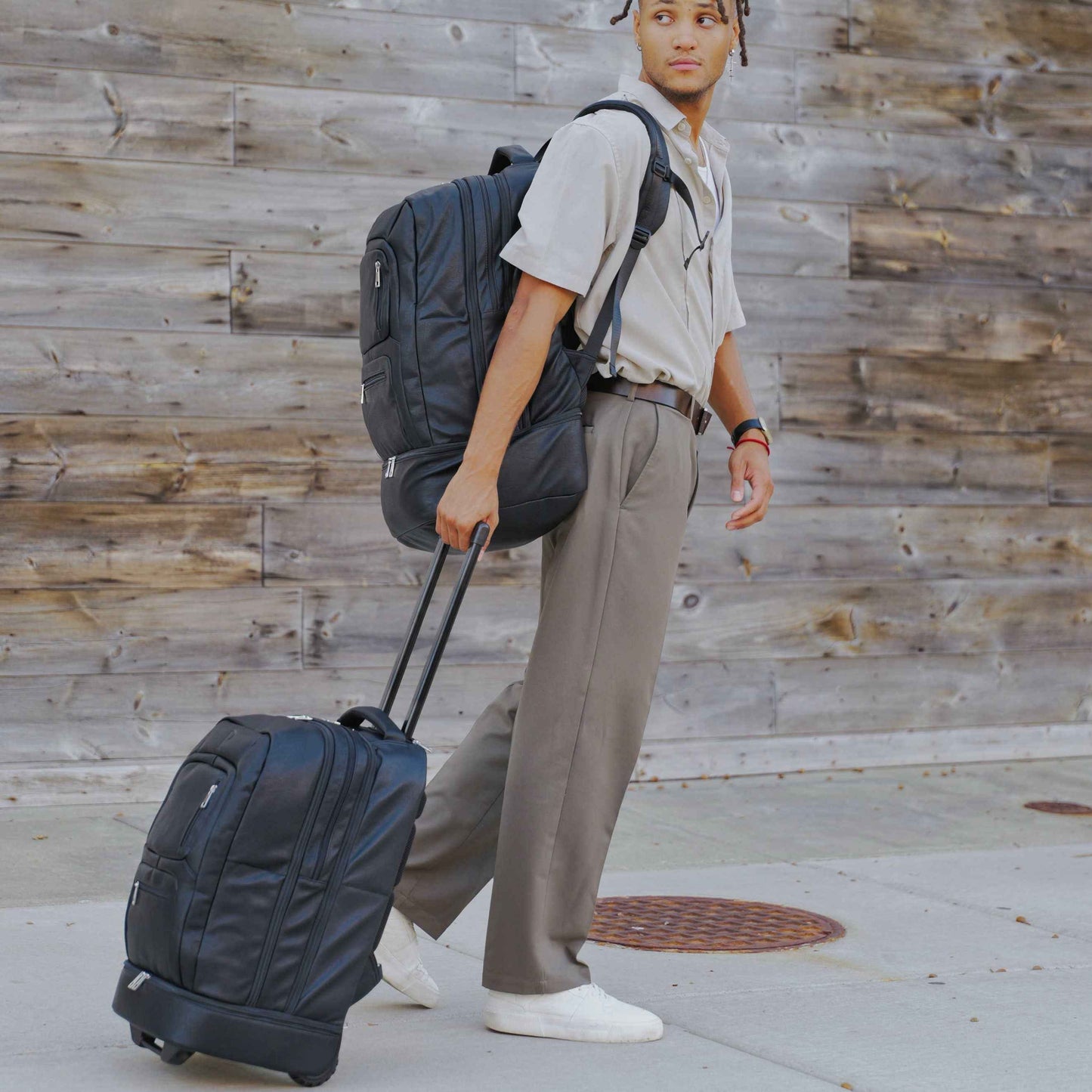 TEEK - Black Leather Patented Carry-on Bag (XL Design) (Only 300 Made) BAG TEEK SP