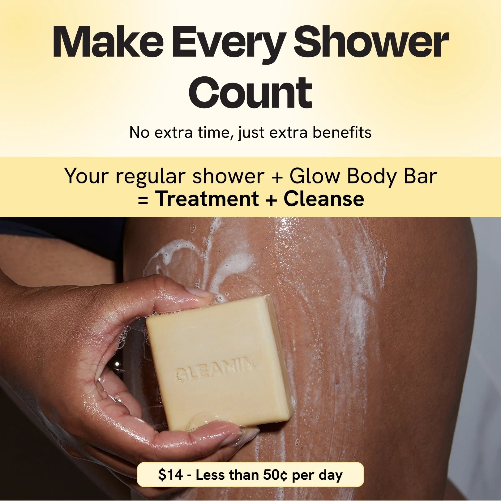 Glow Body Bar Brightening Bar Gleamin