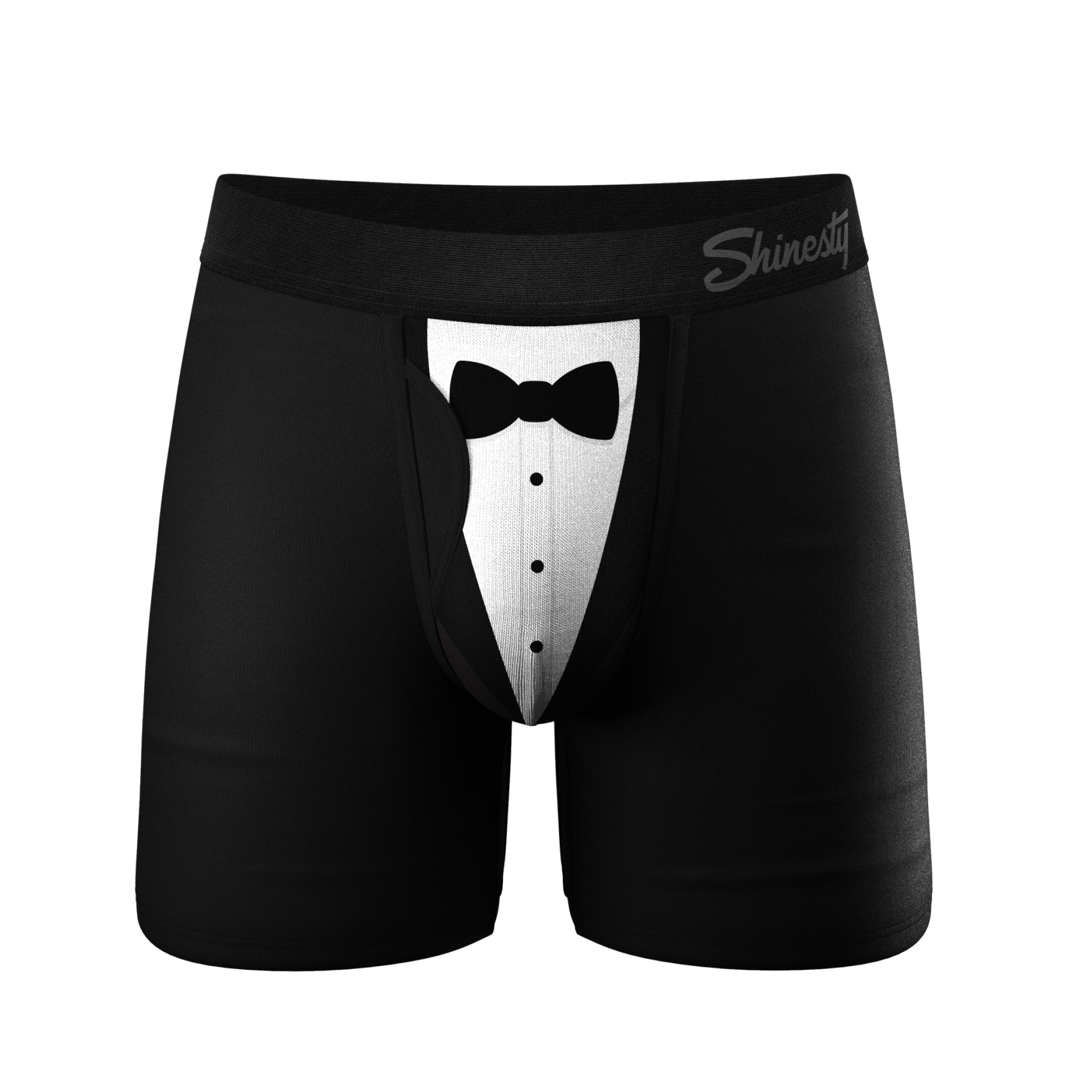 TEEK - The 009 | Black Tuxedo Ball Hammock® Pouch Underwear With Fly UNDERWEAR TEEK SH XS